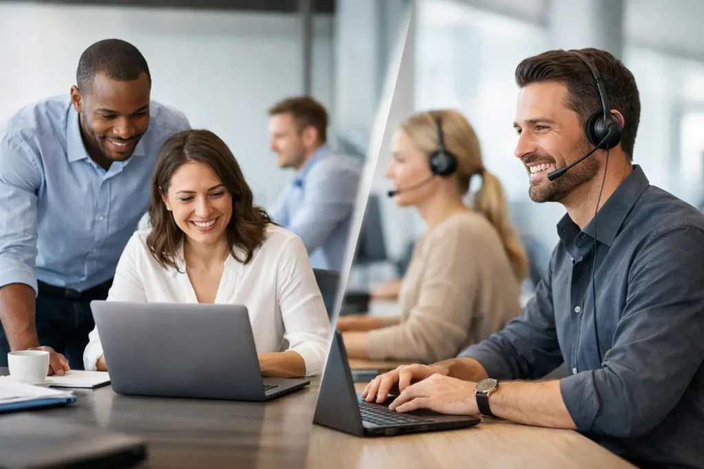 Equipe interna versus suporte externo: qual escolher?